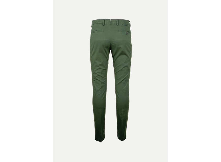 Berwich - Morello chino trousers - Cotton green
