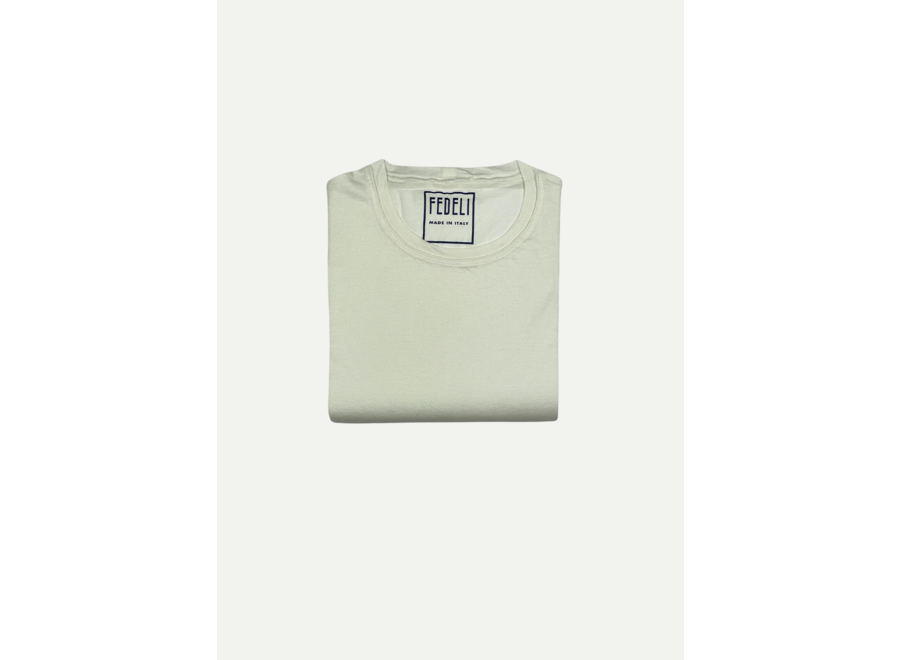 Fedeli - T-shirt superlight fine cotton - Off-white