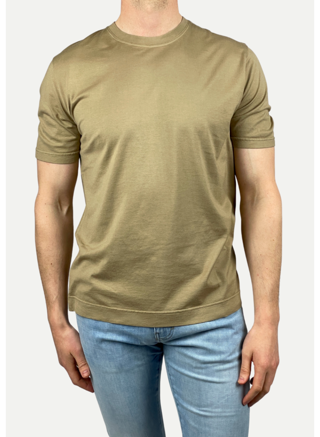 Fedeli - T-shirt organic cotton Extreme Supima - Taupe