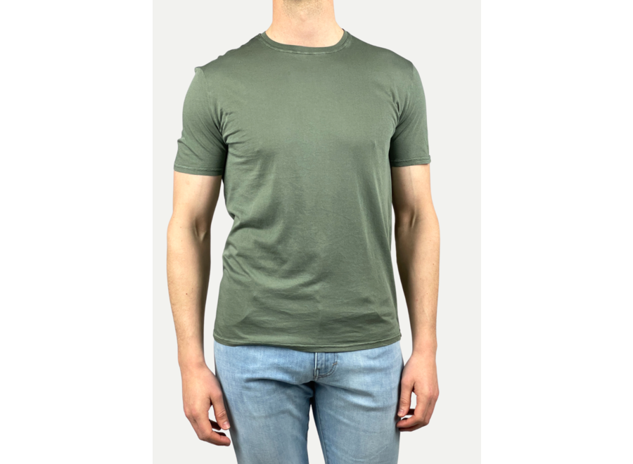 Fedeli - T-shirt superlight fine cotton - Green