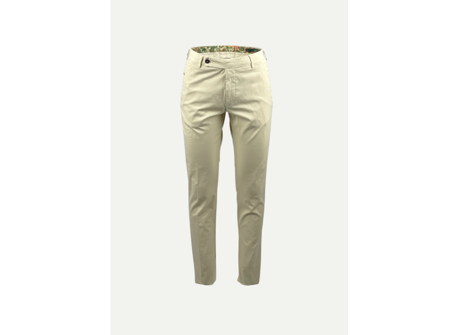 Berwich - Morello silk trousers - Sand