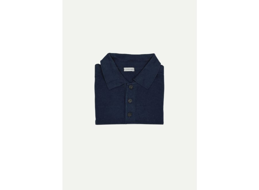 Caruso - Polo soft cotton - Navy