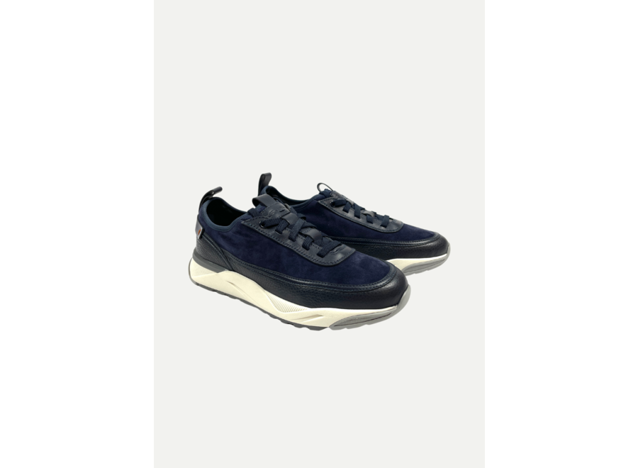 Santoni - Stretch sneaker - Navy