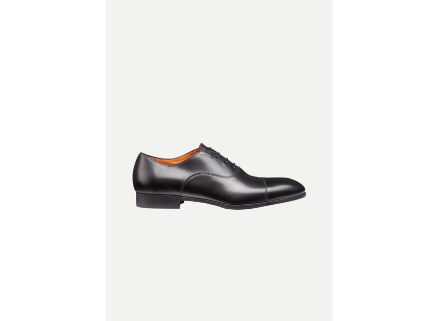 Santoni - 'Simon' lace-up with rubber sole - Black