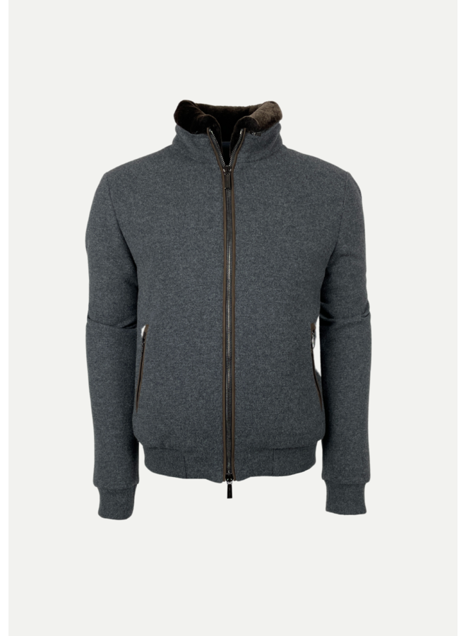 MooRER - Bellati MRW - Wool/cashmere - Dark grey