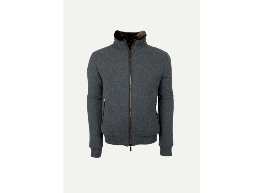 MooRER - Bellati MRW - Wool/cashmere - Dark grey