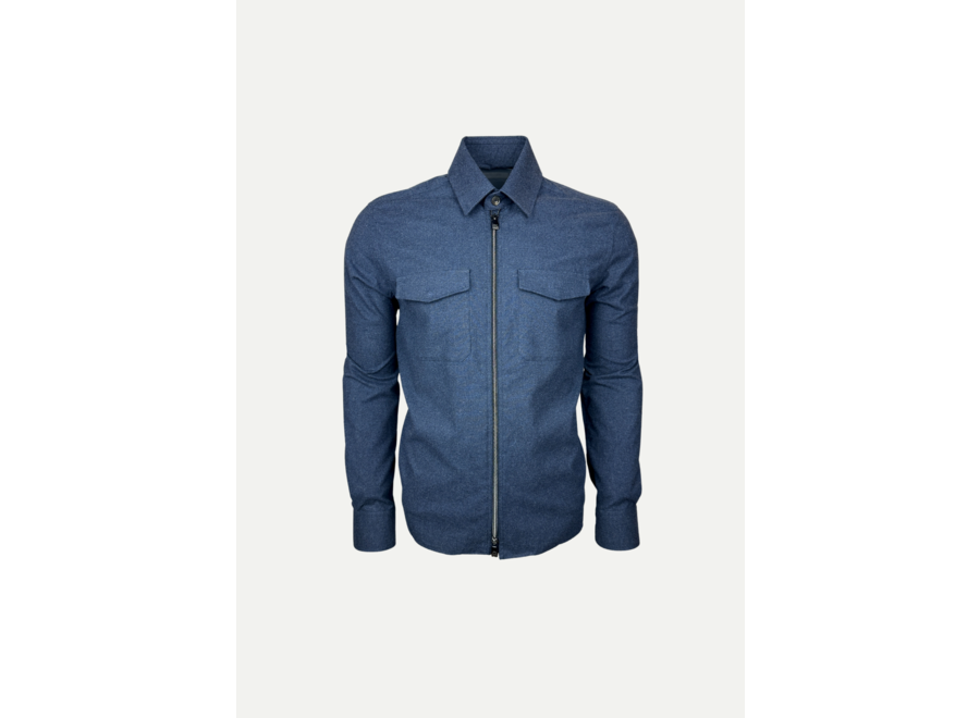 Corneliani - Shirt jacket cotton - Dark blue