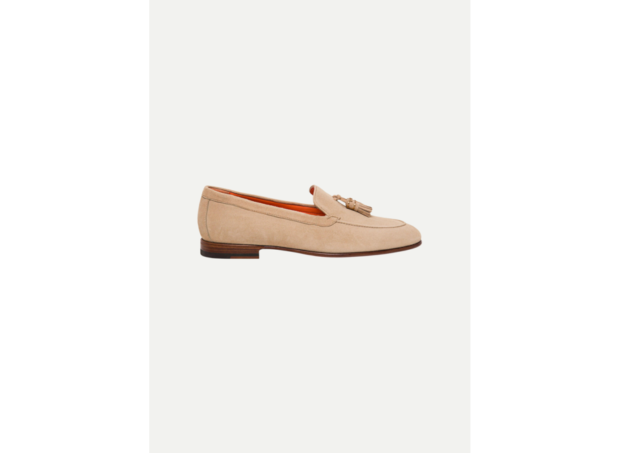 Dwang Druppelen Specificiteit Santoni - Tassel loafer - Taupe - LES HOMMES D'AMSTERDAM