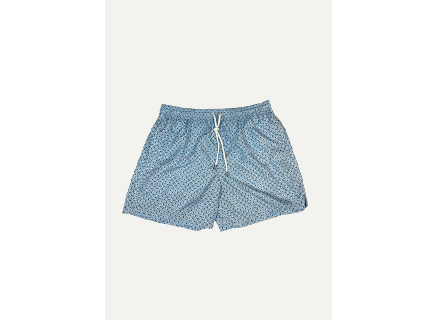 Fedeli - Swimtrunk Madeira Airstop - Blue pattern