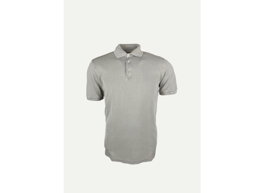 Fedeli - Polo light pique - Wind MM - short sleeve - Taupe