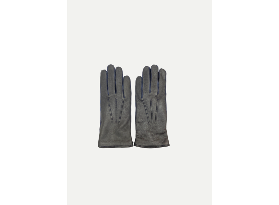 Doriani Cashmere - Gloves leather with cashmere - Brown