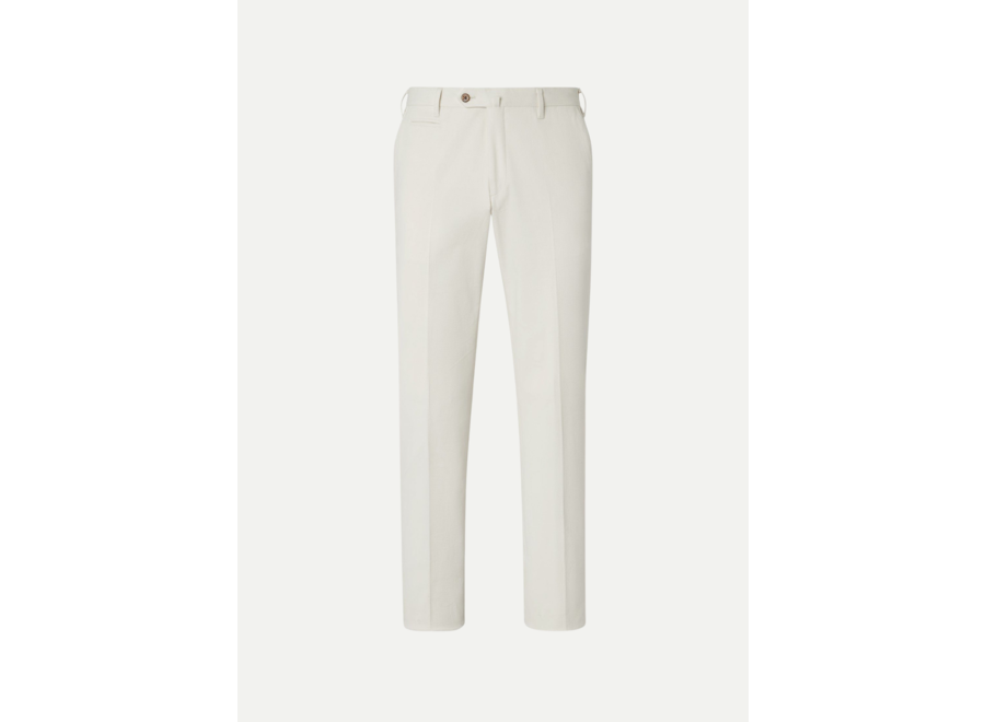 Corneliani - Trouser regular fit with pleat - Cream white