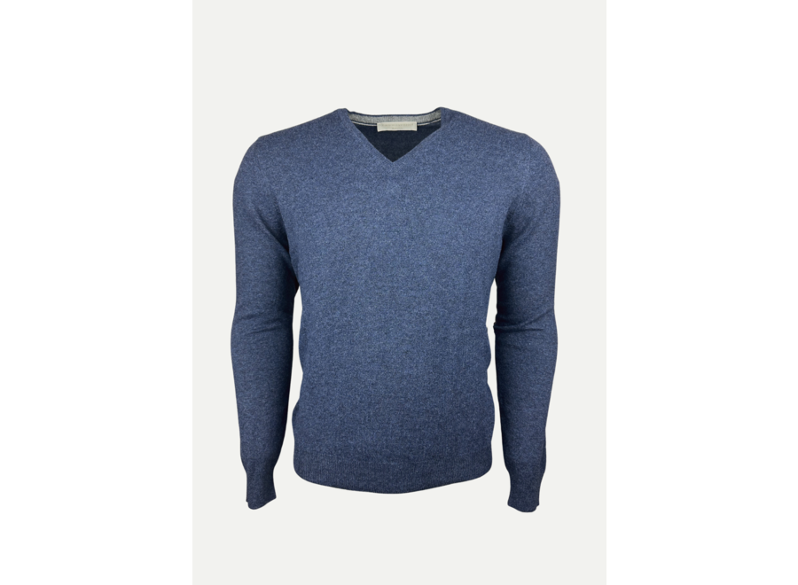 LHDA - V-neck wool/cashmere - Blue