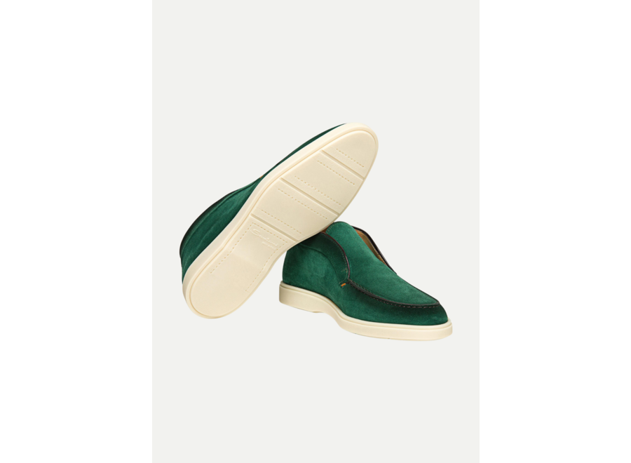 Santoni - Suede desert boot - Green