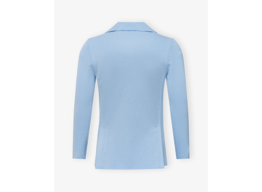 Lardini - Knit jacket cotton - Light blue