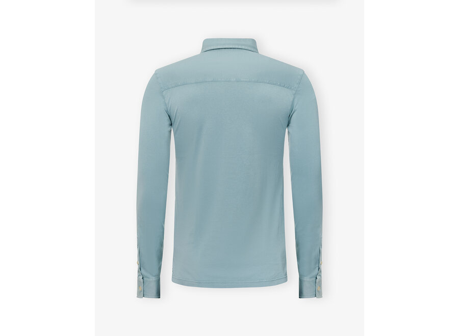 Fedeli - Jersey shirt Jason - Washed Turquoise