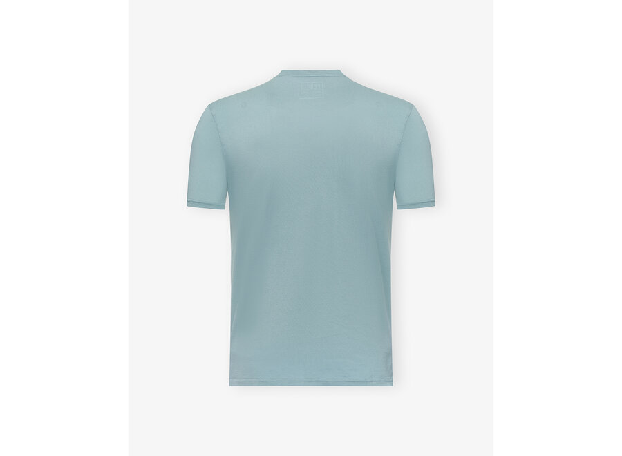 Fedeli - T-shirt superlight cotton - Washed Turquoise