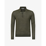 Les Hommes d'Amsterdam - Polo long sleeve wool silk - Green