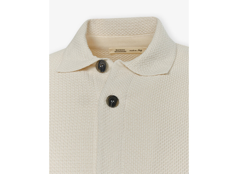 Maurizio Baldassari - Vest with buttons silk cotton - Sand