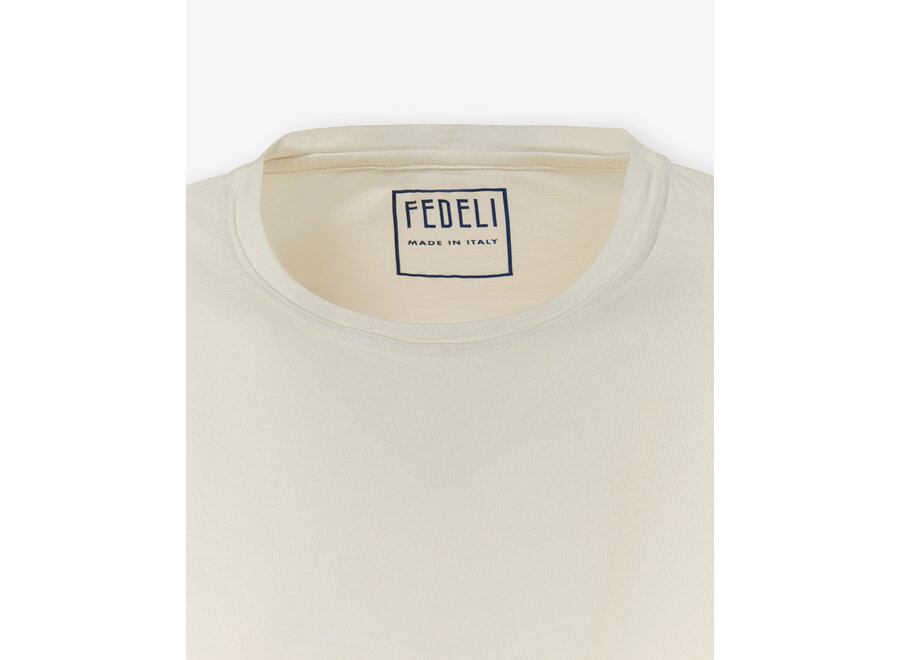 Fedeli - T-shirt superlight cotton - Offwhite
