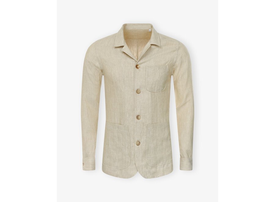 LHDA - Shirt jacket linen - Taupe