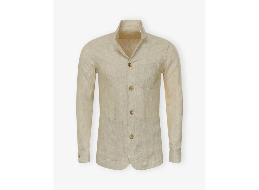 LHDA - Shirt jacket linen - Taupe