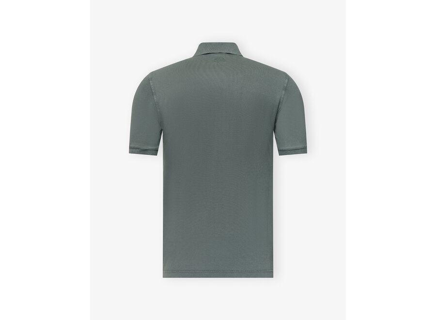 Fedeli - Polo light pique - Wind MM - short sleeve - Green