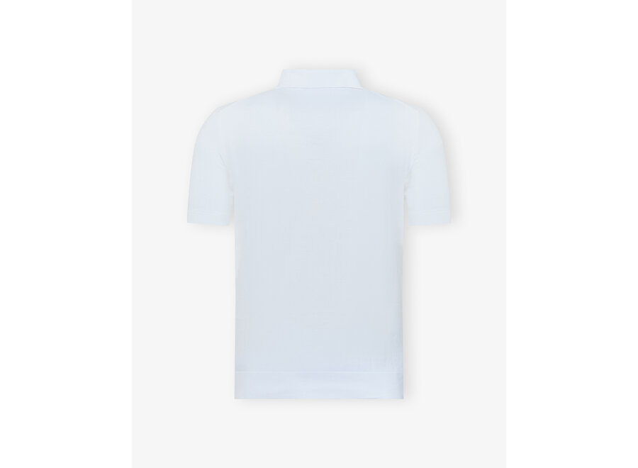 Fedeli - Sportman polo short sleeve - White