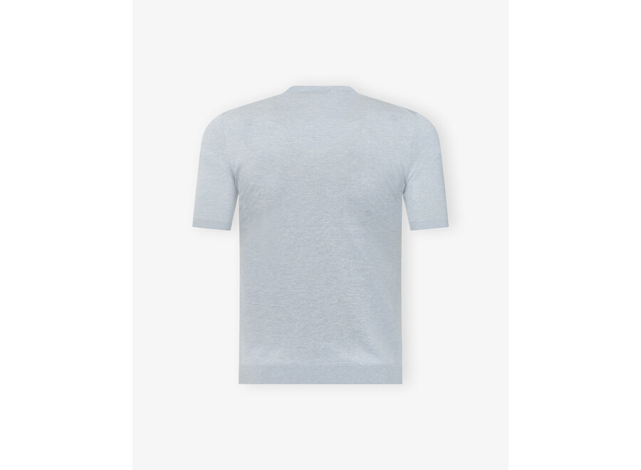 LHDA - T-shirt round neck - Silk - Light grey