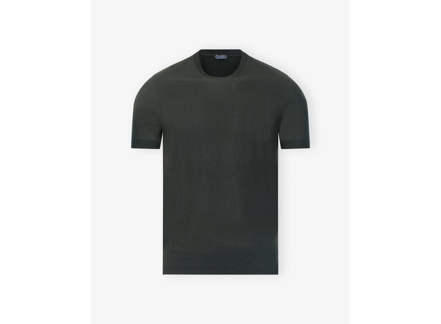 Zanone - Tshirt ice cotton - Dark green