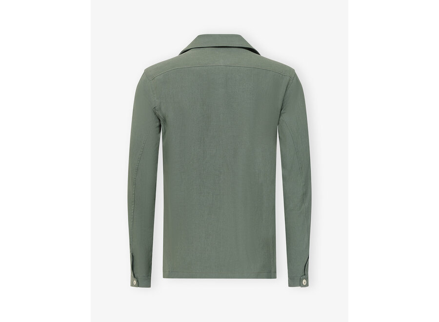 Emanuele Maffeis - Shacket linen - Green