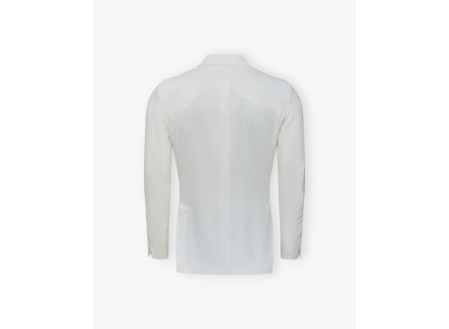 Lardini - Jacket double breasted cotton - White