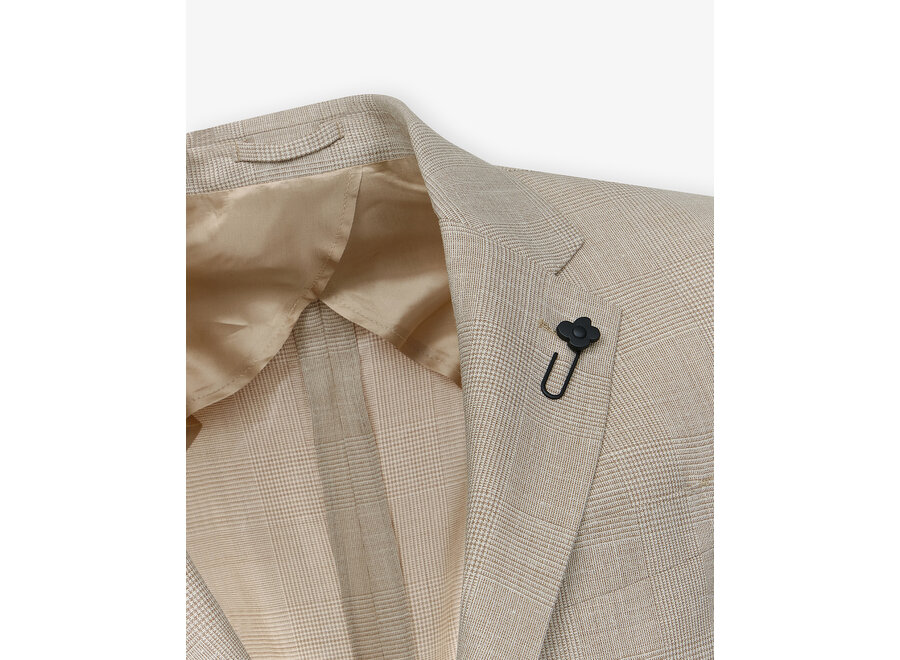 Lardini - Jacket wool silk linen - Taupe
