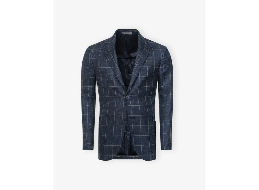 Corneliani - Jacket wool-silk-linen - Navy