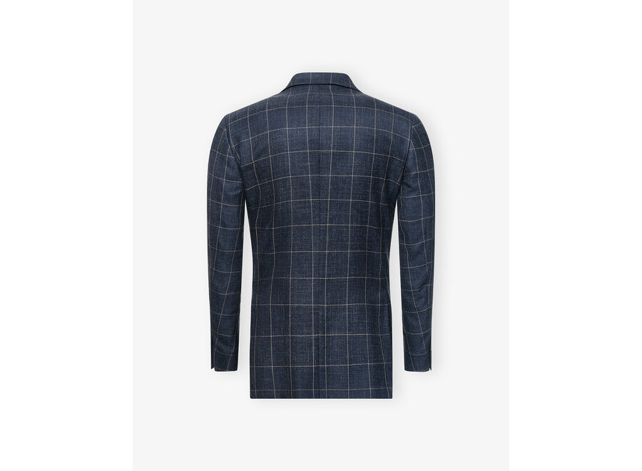 Corneliani - Jacket wool-silk-linen - Navy