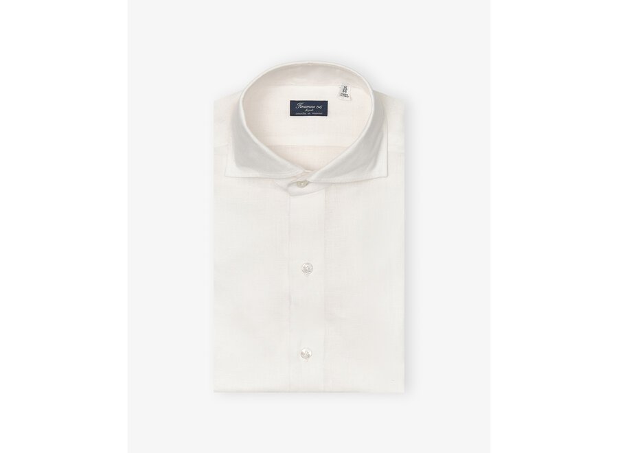 Finamore - Shirt Napoli linen - White