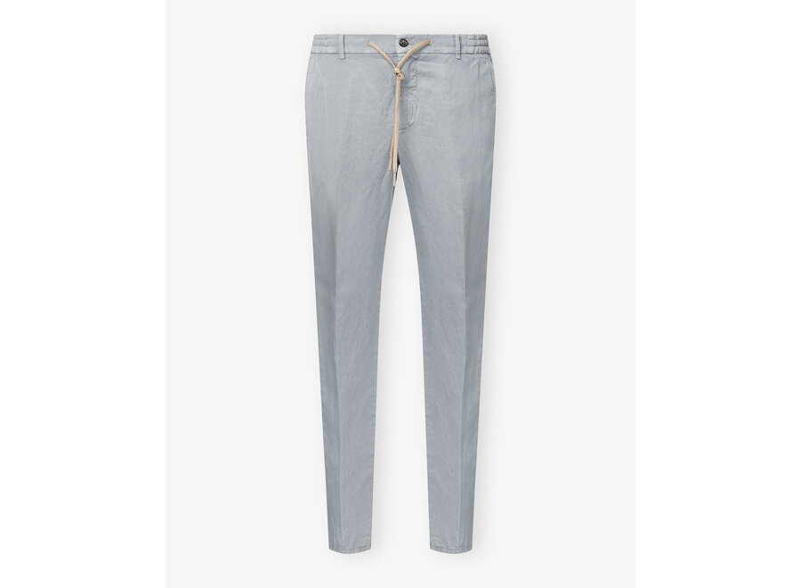 Berwich - Trouser drawstring linen - Light grey