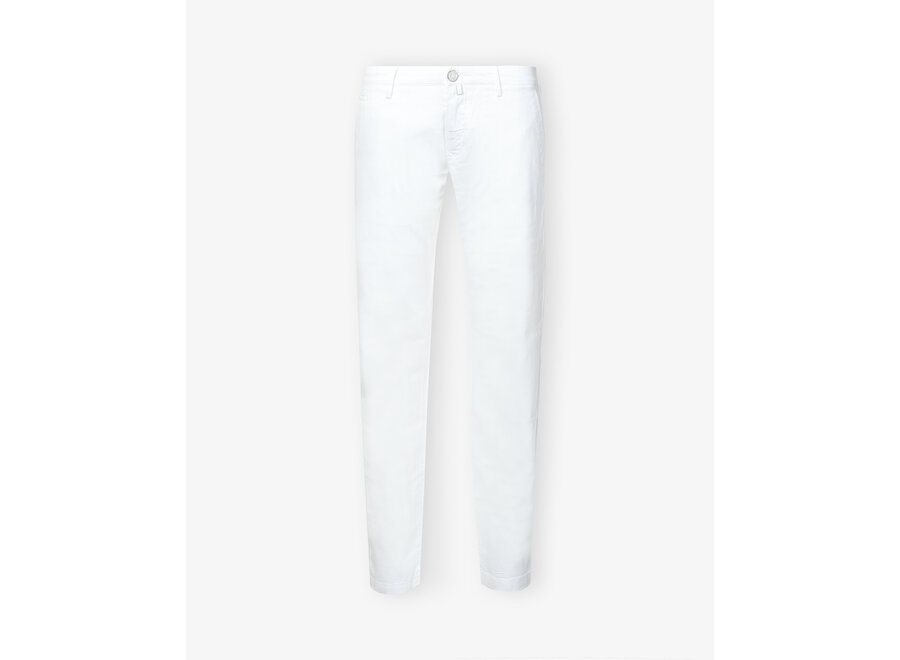 Jacob Cohën - Bobby cotton linen slim fit - Offwhite herringbone