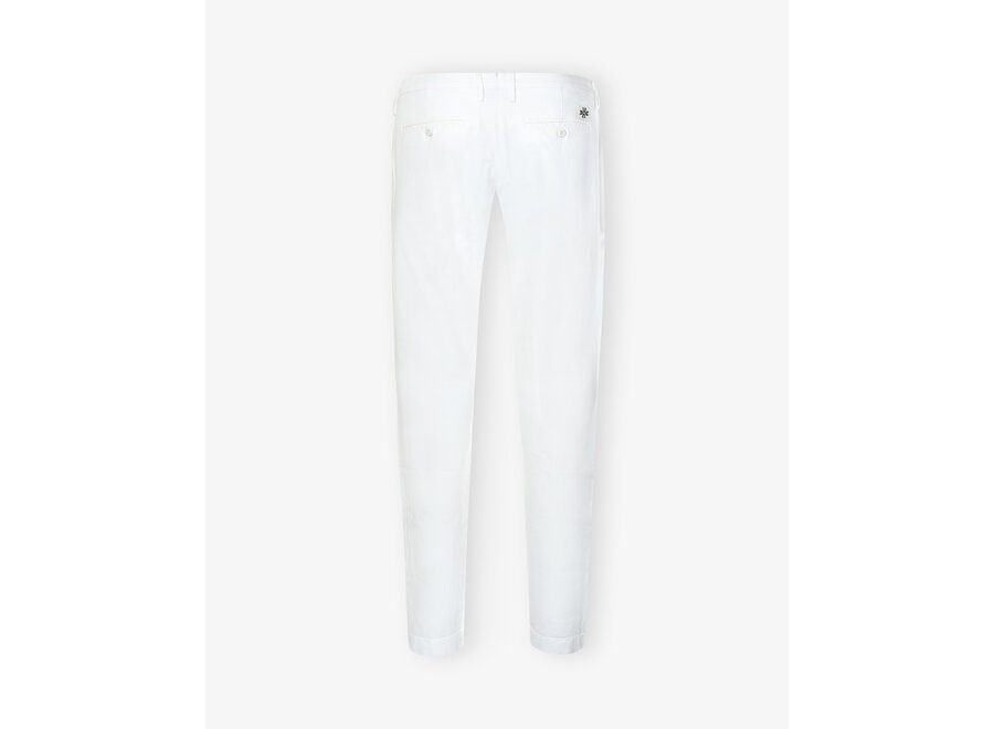 Jacob Cohën - Bobby cotton linen slim fit - Offwhite herringbone