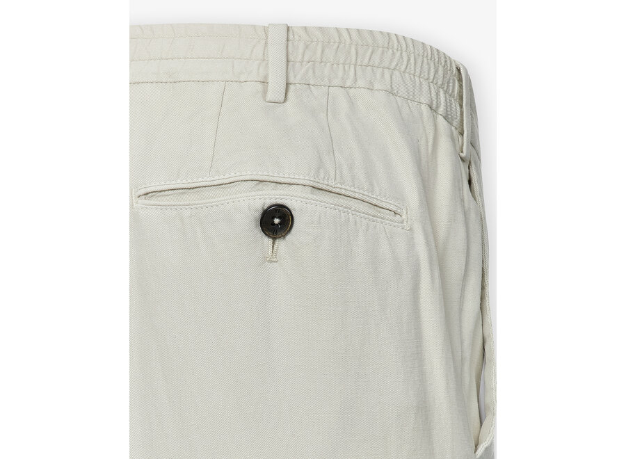 PT - Trouser drawstring linen cotton - Sand
