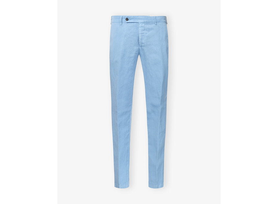 Berwich - Trouser linen - Azzurro
