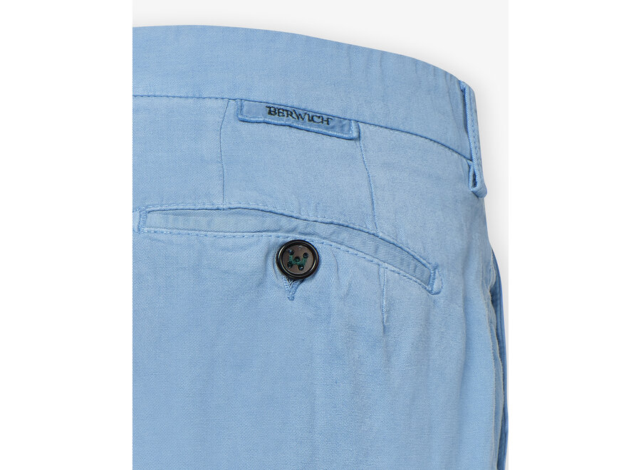 Berwich - Trouser linen - Azzurro