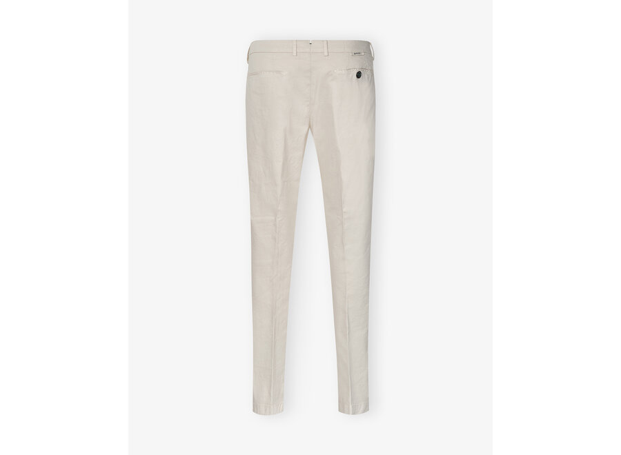 Berwich - Trouser slim fit stretch cotton - Sand