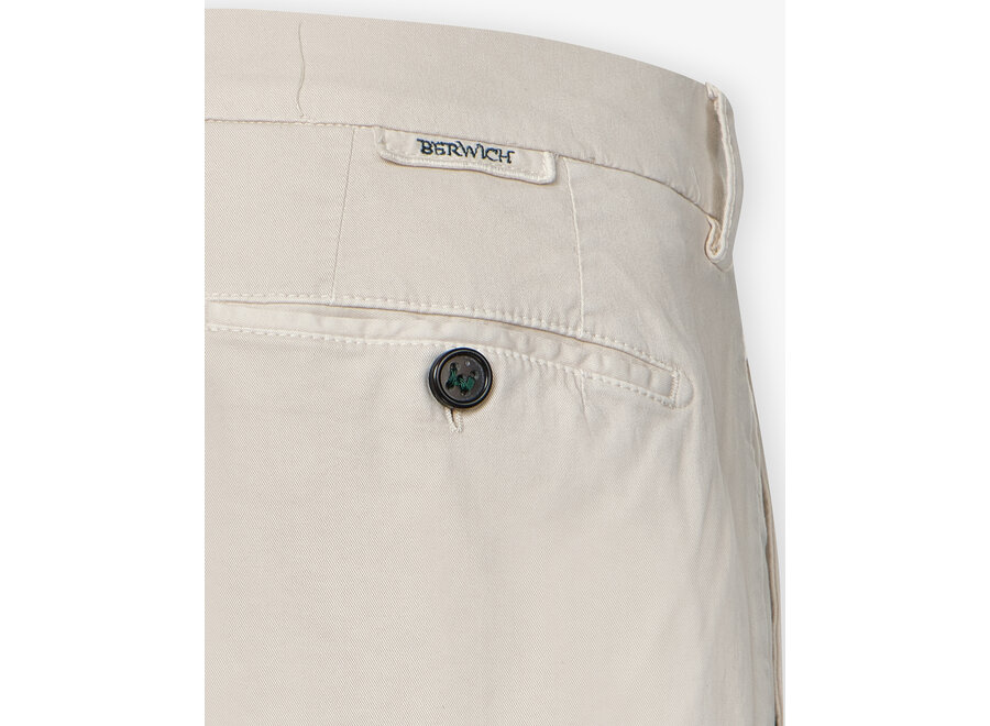 Berwich - Trouser slim fit stretch cotton - Sand