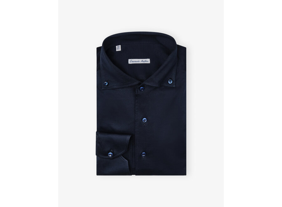 Emanuele Maffeis - Stretch shirt button down - Navy