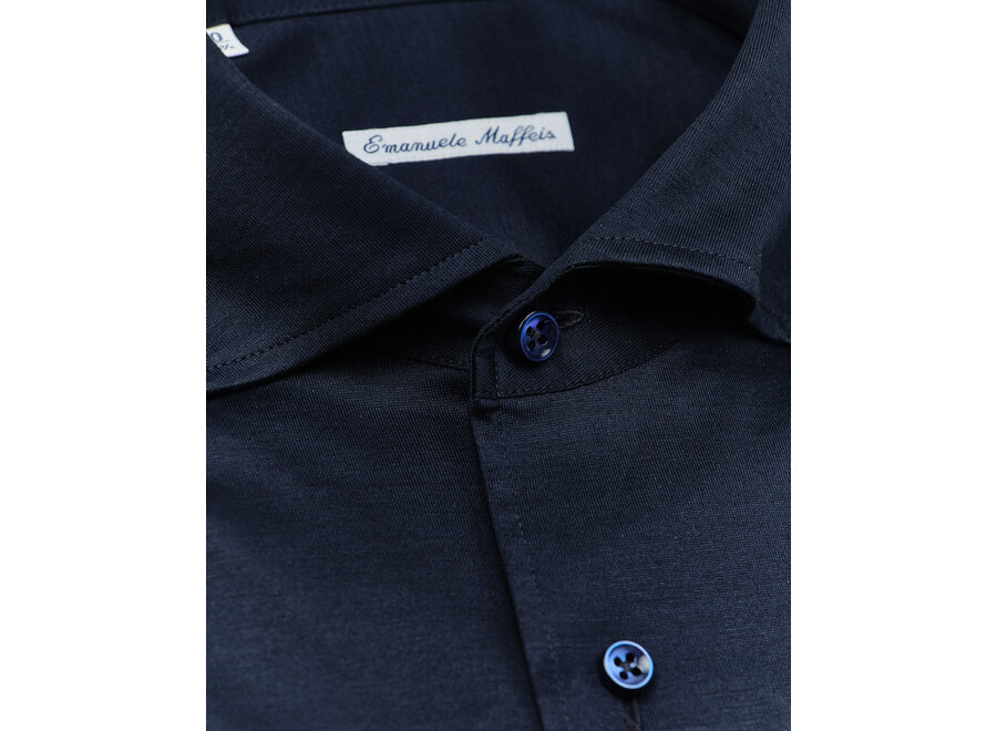 Emanuele Maffeis - Stretch shirt button down - Navy