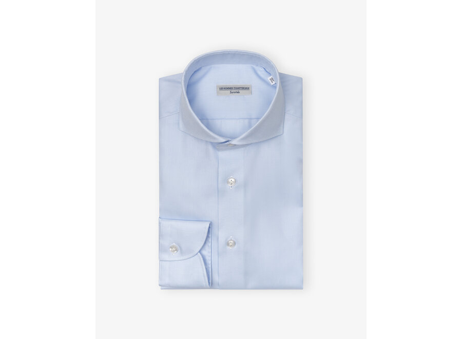 LHDA x Thomas Mason - Shirt modern fit +4cm - L. blue oxford