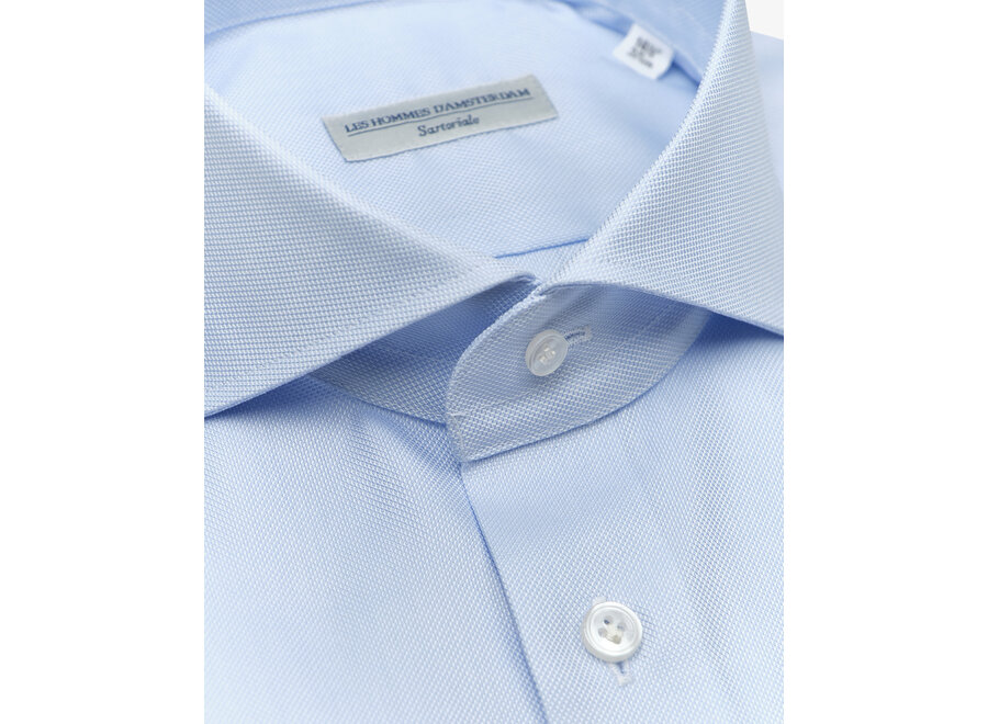 LHDA x Thomas Mason - Shirt modern fit +4cm - L. blue oxford
