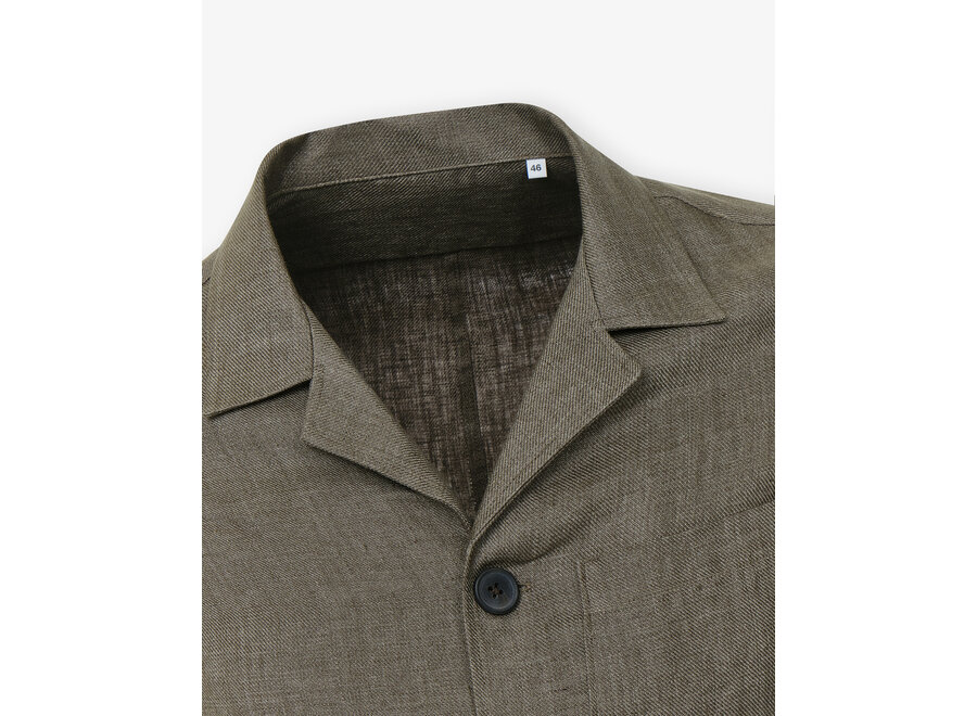 LHDA - Shirt jacket linen - Olive green
