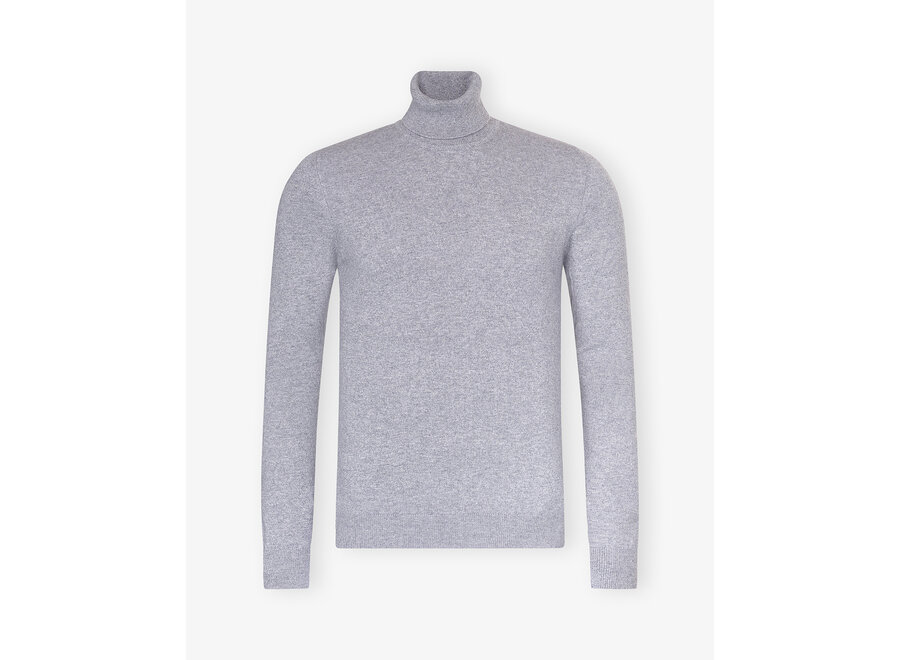 Fedeli - Turtleneck full cashmere - Light grey